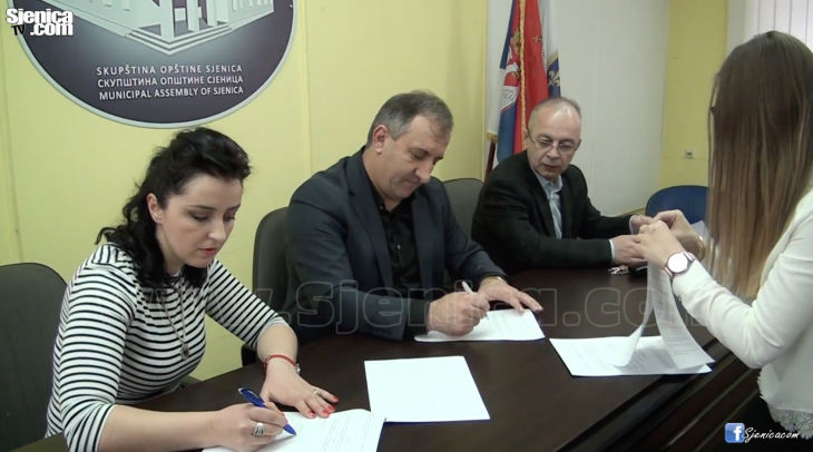Ugovori o strucnom osposobljavanju 16 visoko obrazovanih polaznika - Sjenica - februar 2017